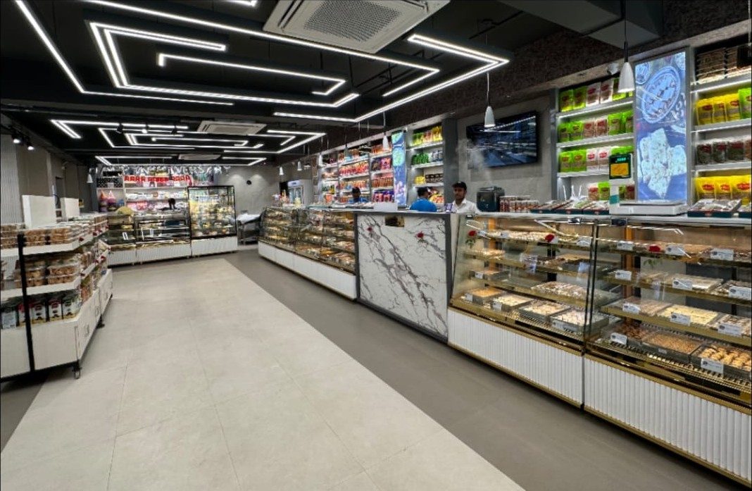 Arora Sweets store interior