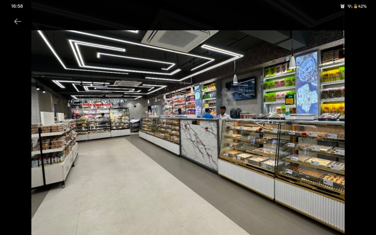 Arora Sweets store interior